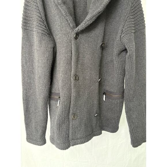 NEW Ralph Lauren Double-Breasted Knit Coat Jacket Grey Womens Size XXL - Picture 5 of 12